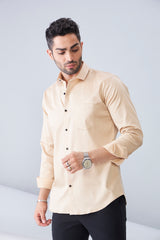 ITALIAN SATIN- BEIGE (FULL SLEEVE)