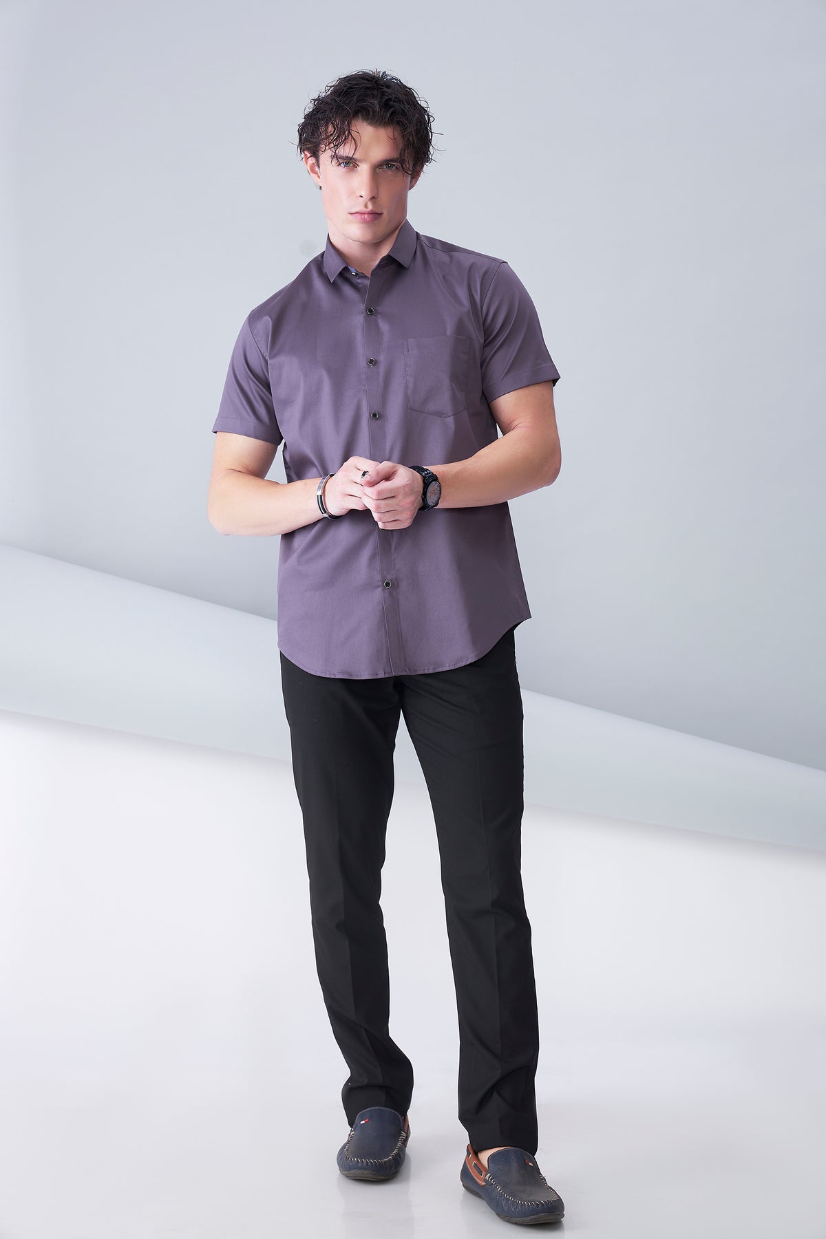 ITALIAN SATIN PURPLE