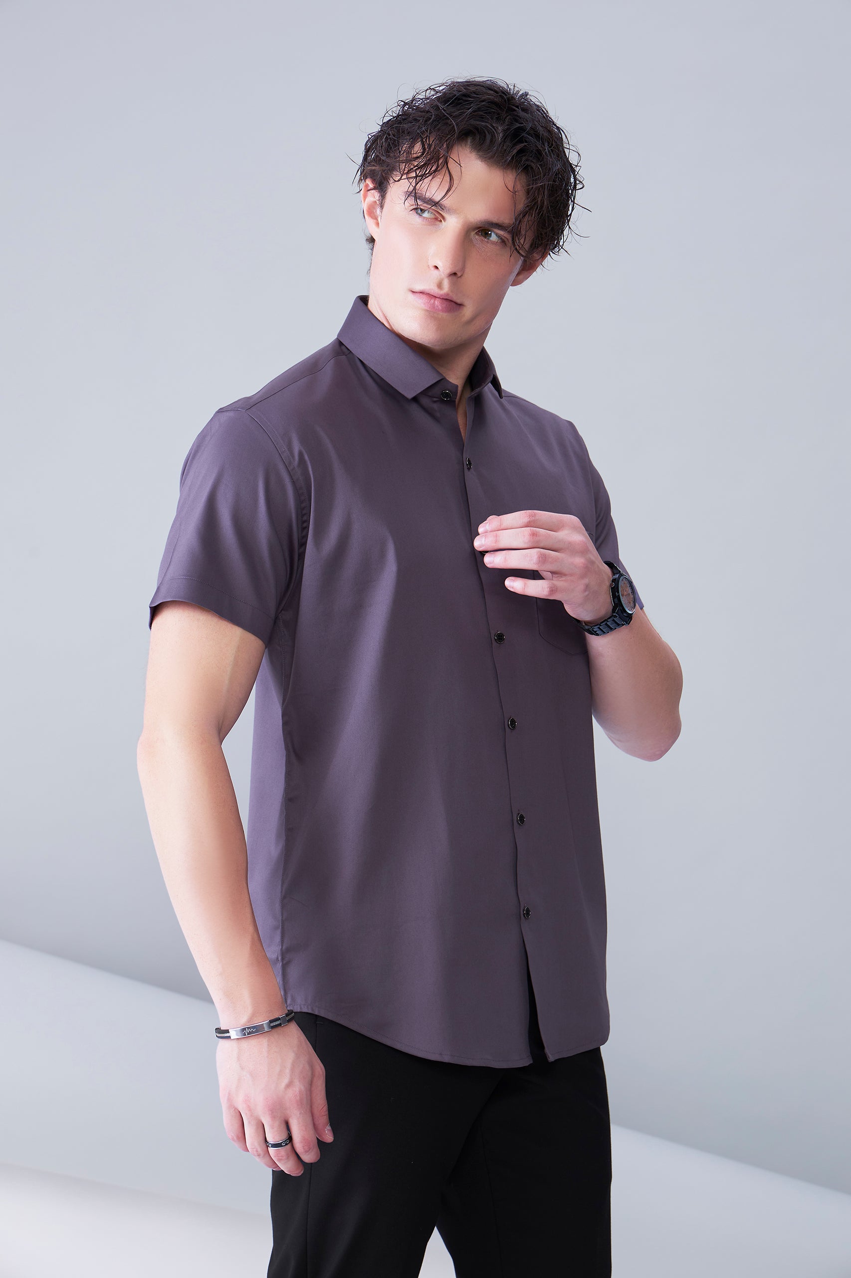 ITALIAN SATIN PURPLE