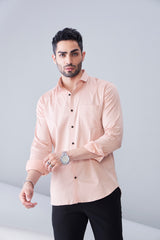 ITALIAN SATIN- PEACH (FULL SLEEVE)