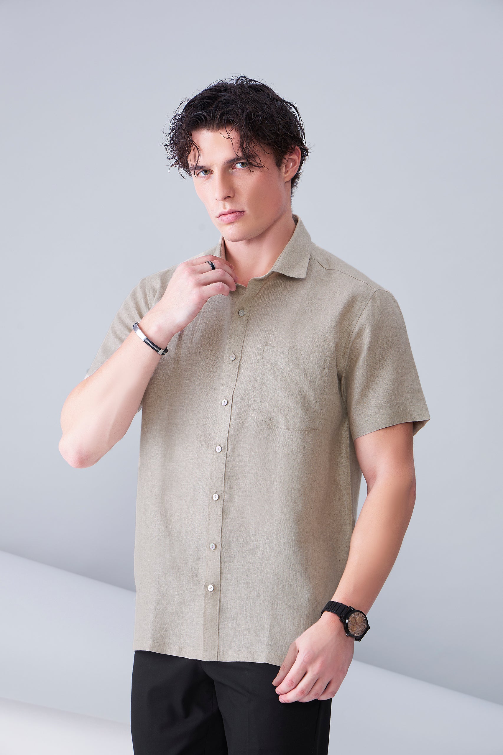 EUROPEAN LINEN LIGHT GRAY (HS)