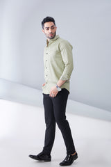 ITALIAN SATIN- GREEN (FULL SLEEVE)