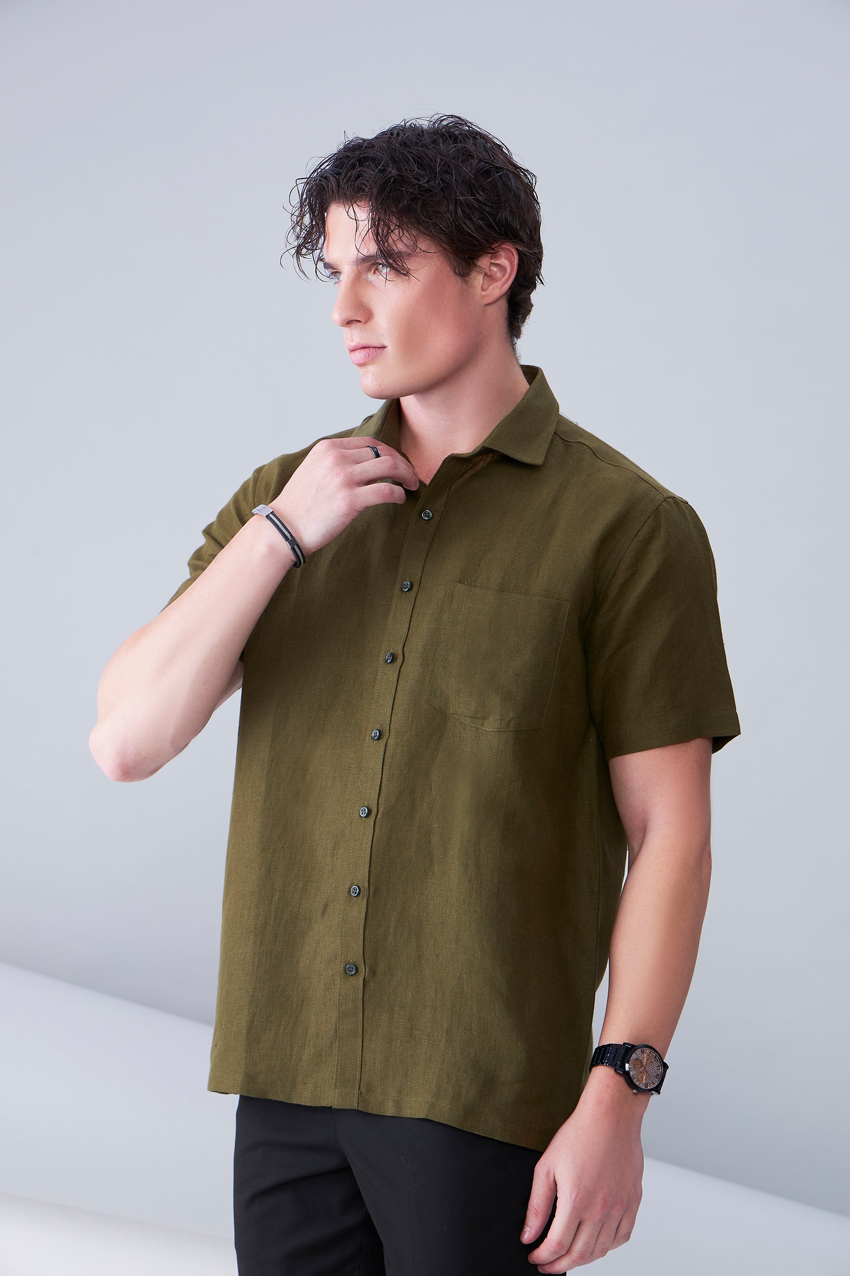 EUROPEAN LINEN M.GREEN (HS)
