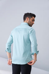 ITALIAN SATIN BLUE (FULL SLEEVE)