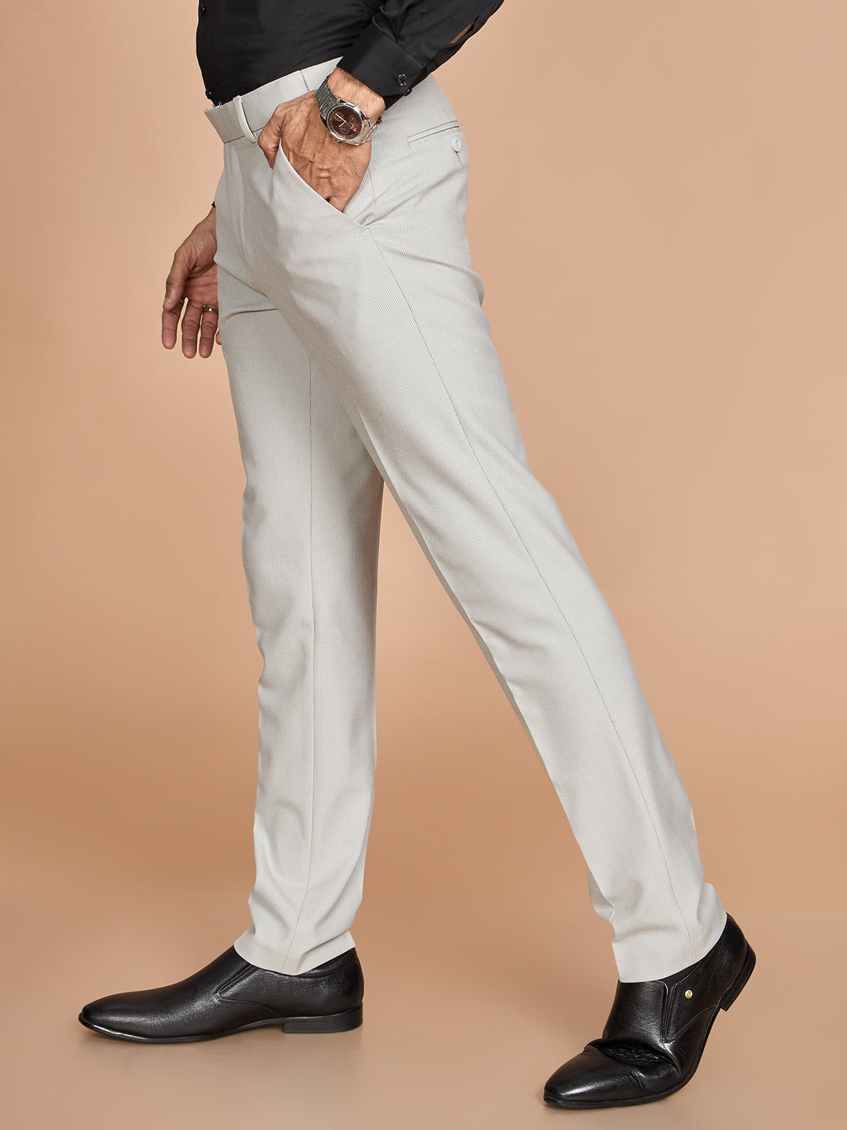Strip 4 Way Stretch Pant-Grey