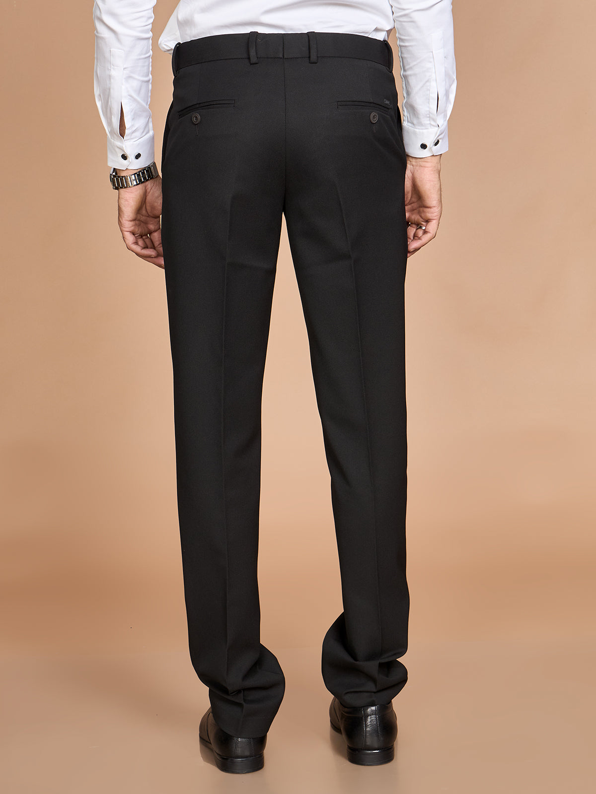 Micro Dobby 4 Way Pant-Black