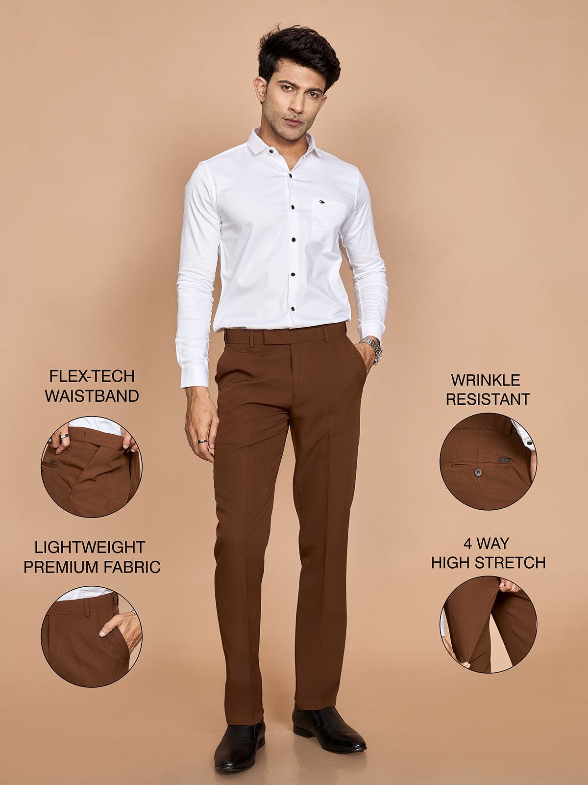 Maple 4 Way Pant-Rust