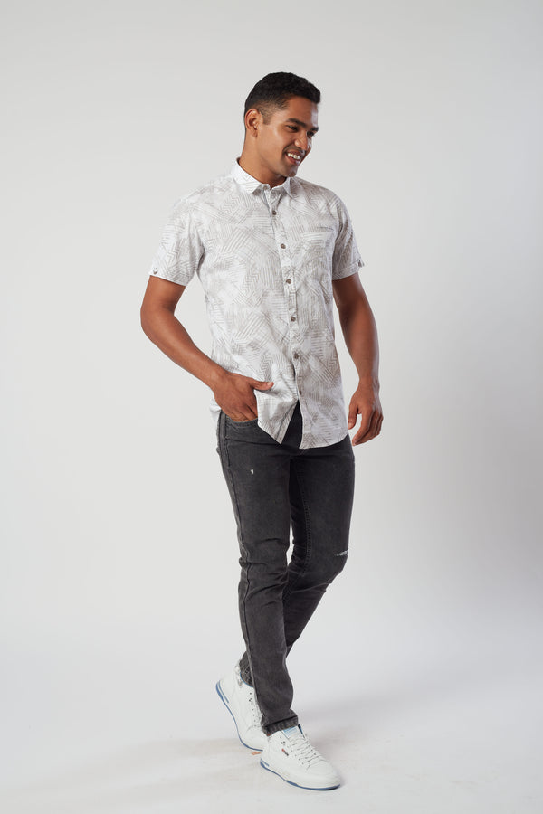 Mens Casual Printed Shirt for Men